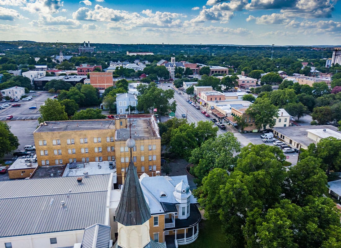 Bowie, TX - Beautiful View of New Braunfels as the Sun Rises